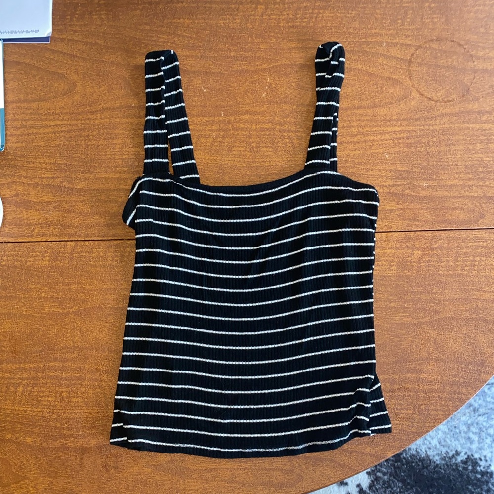 Urban Outfitters Fitted Striped Tank